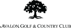 Avalon Golf and Country Club with Tree (Black)
